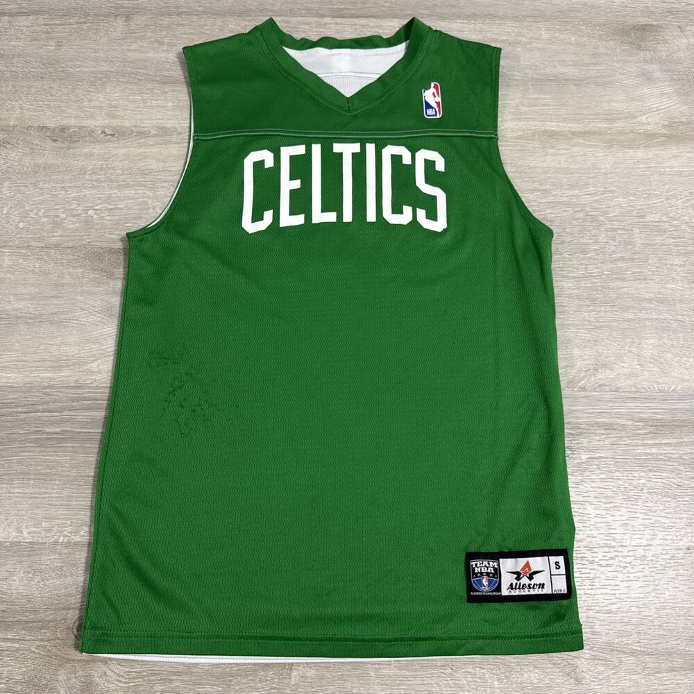 Boston Celtics Jersey Reversible NBA Basketball Green White Men's Small